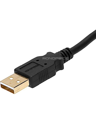 Cable de Extensión USB 2.0 Tipo A Macho a Hembra Monoprice 0.91m Negro