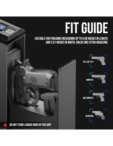 Caja Fuerte Biometrica GLORYFIRE LH-GF6005 para Armas Caja Fuerte Biometrica GLORYFIRE LH-GF6005 para Armas