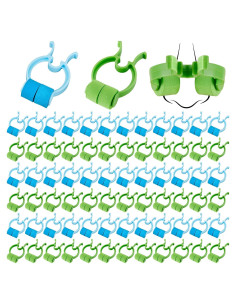 Clips Nasales para Hemorragias Fabbay - 100 Pcs, Azul y Verde