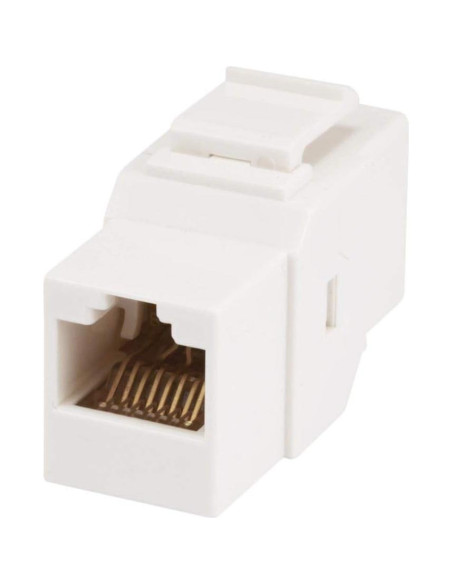 Acoplador Inline RJ45 Cat6 Monoprice Keystone Jack Blanco Acoplador Inline RJ45 Cat6 Monoprice Keystone Jack Blanco