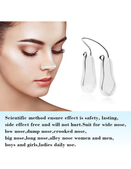 Clip Corrector de Nariz FERNIDA de Silicona - Elevador Nasal Clip Corrector de Nariz FERNIDA de Silicona - Elevador Nasal