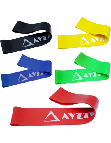 Bandas de Resistencia AYZZEL - Juego de 5 para Ejercicio