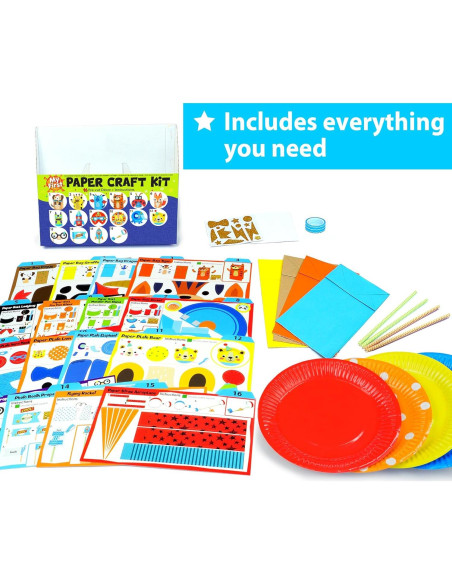 Kit de Manualidades de Animales KRAFUN para Niños 3-8 Años Kit de Manualidades de Animales KRAFUN para Niños 3-8 Años