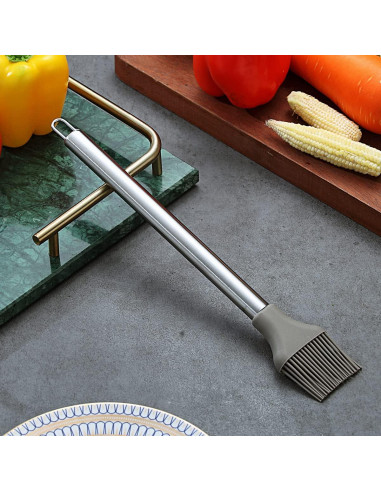 Brocha de Basting Berglander de Silicona y Acero Inoxidable