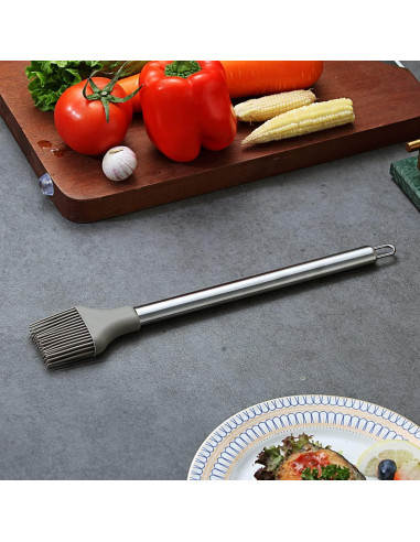 Brocha de Basting Berglander de Silicona y Acero Inoxidable