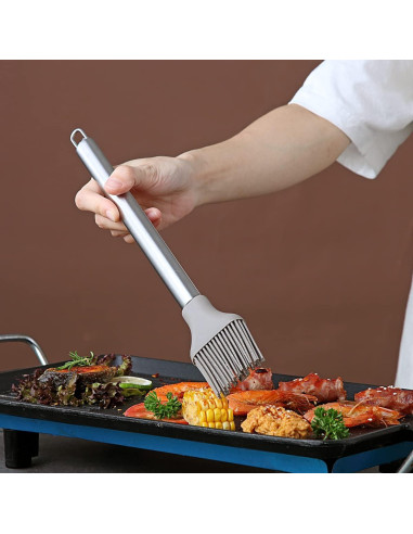 Brocha de Basting Berglander de Silicona y Acero Inoxidable