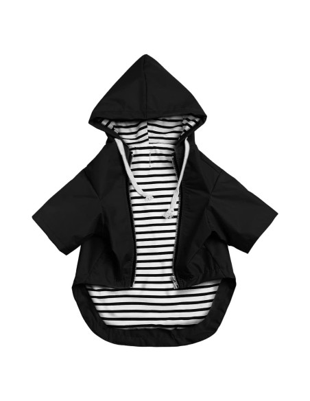 Impermeable para perros Morezi XL Negro - Chaqueta de lluvia Impermeable para perros Morezi XL Negro - Chaqueta de lluvia