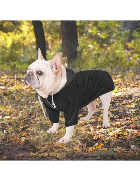 Impermeable para perros Morezi XL Negro - Chaqueta de lluvia Impermeable para perros Morezi XL Negro - Chaqueta de lluvia