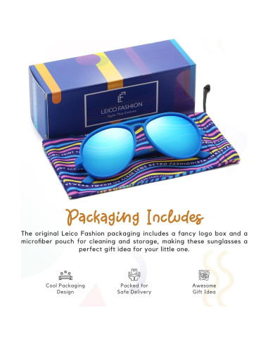 Gafas de sol polarizadas LEICO FASHION para bebés 0-4 años