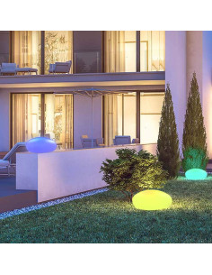 Luz Solar de Jardín Blibly RGB Impermeable 0.6W 1pc 2