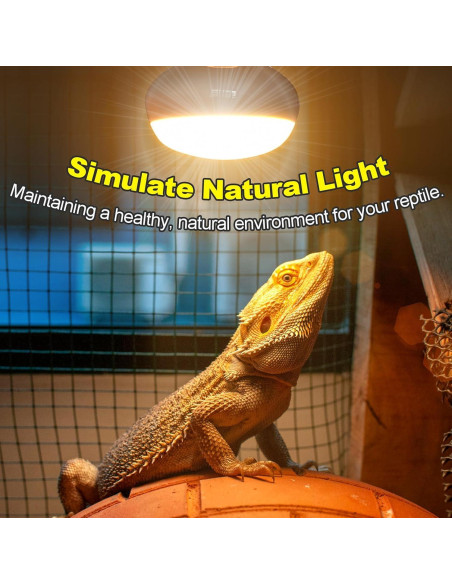 Bombilla de Calor para Reptiles MIXJOY 100W - Paquete de 2 Bombilla de Calor para Reptiles MIXJOY 100W - Paquete de 2