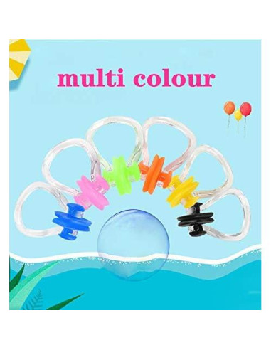 Clips de Nariz de Silicona Minelife 18 Pcs Impermeables