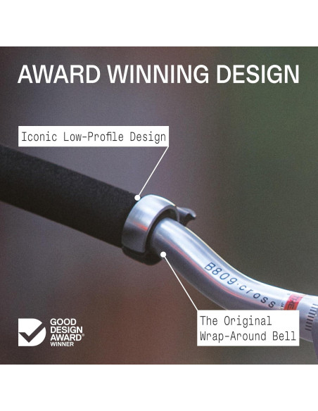 Timbre de bicicleta Knog Oi de aluminio clásico 22.2 mm Timbre de bicicleta Knog Oi de aluminio clásico 22.2 mm