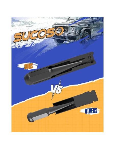 Juego de Llaves de Tuercas Spline 8 Piezas SUCOSO Acero CR-V Juego de Llaves de Tuercas Spline 8 Piezas SUCOSO Acero CR-V