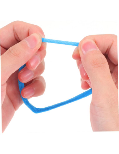 CHILDWEET Kit de Telar 192 Piezas Cuerda Trenzada Elástica