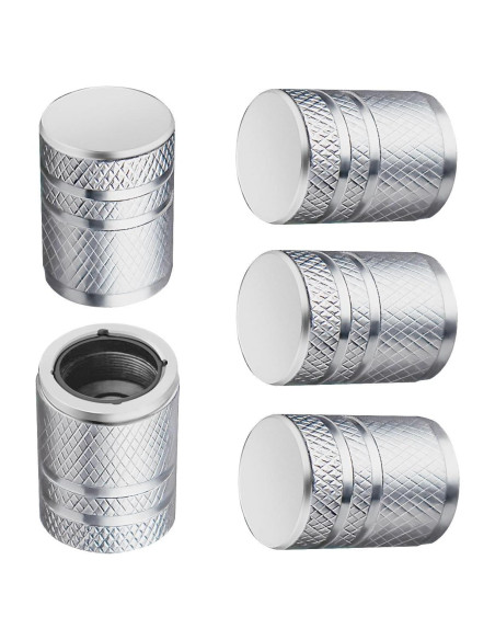 Tapas de Válvula de Neumático BAURATTI - Paquete de 5 - Metal y Plástico Tapas de Válvula de Neumático BAURATTI - Paquete de 5 - Metal y Plástico