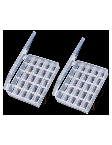 Caja de Almacenamiento de Bobinas BAGTeck 2Pack 25 Slots Caja de Almacenamiento de Bobinas BAGTeck 2Pack 25 Slots