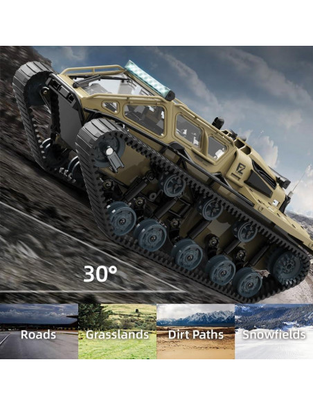 Tanque RC Crawler GUANGDONG 1:16 10KM/H 4WD Off-Road Tanque RC Crawler GUANGDONG 1:16 10KM/H 4WD Off-Road