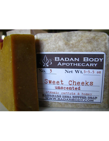 Jabón Orgánico de Manteca de Karité Badan 142 g con Zanahoria y Miel