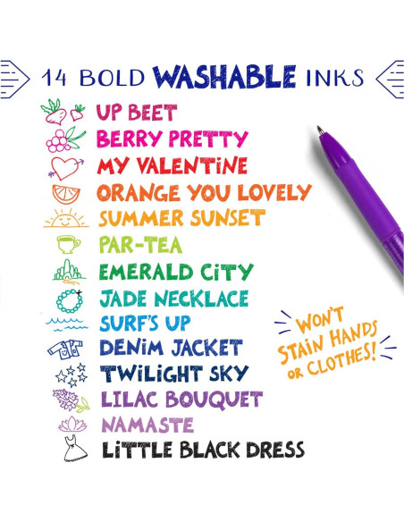 Bolígrafos de Gel Lavables Crayola Take Note 14 Colores Bolígrafos de Gel Lavables Crayola Take Note 14 Colores