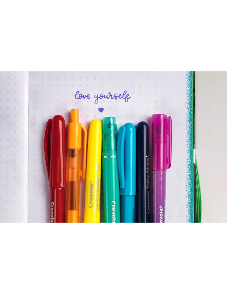 Bolígrafos de Gel Lavables Crayola Take Note 14 Colores Bolígrafos de Gel Lavables Crayola Take Note 14 Colores