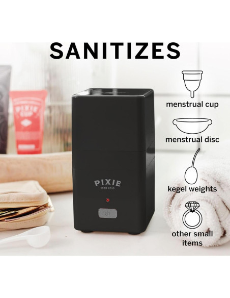 Esterilizador de Copa Menstrual Pixie - Rápido y Efectivo Esterilizador de Copa Menstrual Pixie - Rápido y Efectivo