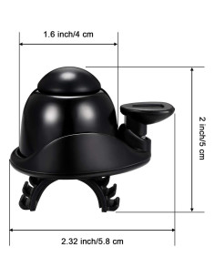 Timbre de Bicicleta Mudder Ajustable Aluminio Sonido Fuerte 2