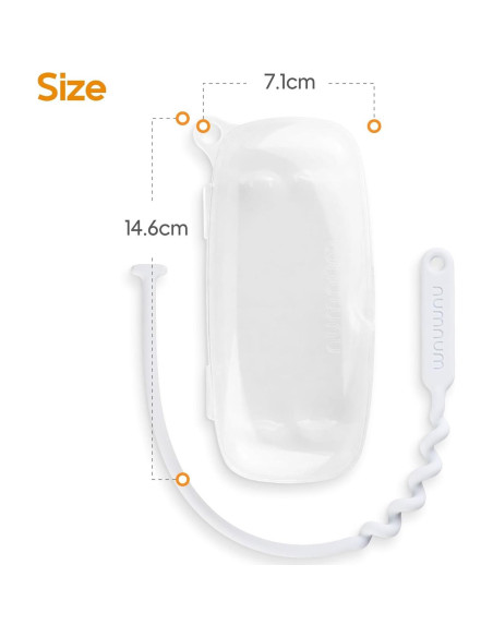 Funda de Viaje GOOtensils para Pre-Cuchara - Transparente Funda de Viaje GOOtensils para Pre-Cuchara - Transparente