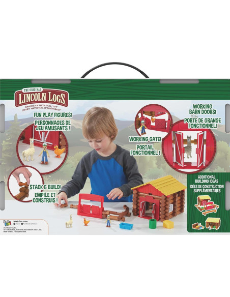 Lincoln Logs Diversión en la Granja - 102 Piezas - Juguete Educativo Lincoln Logs Diversión en la Granja - 102 Piezas - Juguete Educativo