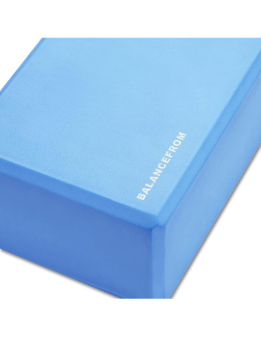 Juego de 2 Bloques de Yoga Fitvids GoYoga 22.86x15.24x10.16 cm