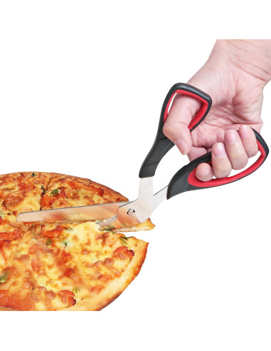 Tijeras para Pizza Asdirne 26.7 cm Mango Ergonómico Acero Inoxidable