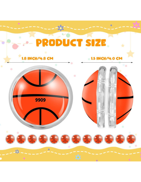 50 Yoyos de Baloncesto Liliful para Niños - Regalos de Cumpleaños 50 Yoyos de Baloncesto Liliful para Niños - Regalos de Cumpleaños
