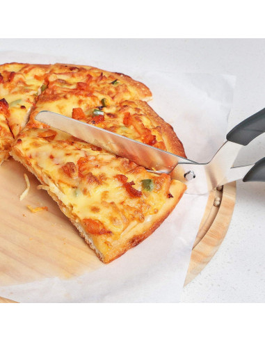 Tijeras para Pizza Asdirne 26.7 cm Mango Ergonómico Acero Inoxidable