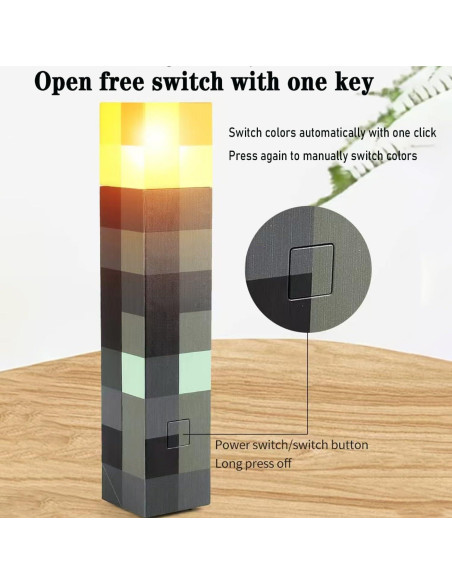 Antorcha de Pared Iluminada Yckeogln - Luz LED Recargable USB Antorcha de Pared Iluminada Yckeogln - Luz LED Recargable USB