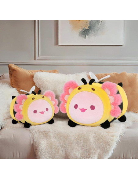 Almohada de Peluche Axolote Abeja Mewaii 20 cm Suave Almohada de Peluche Axolote Abeja Mewaii 20 cm Suave