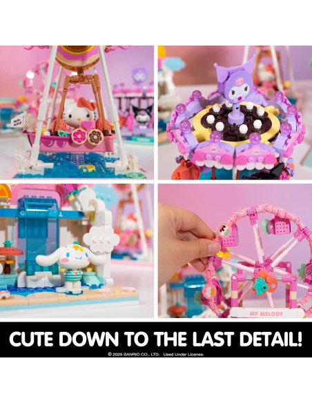 Conjunto de Bloques de Construcción Hamee Sanrio Cinnamoroll Conjunto de Bloques de Construcción Hamee Sanrio Cinnamoroll