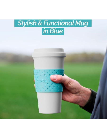 Taza de Viaje Copco Acadia 473 ml Aislada Antiderrames Azul Taza de Viaje Copco Acadia 473 ml Aislada Antiderrames Azul