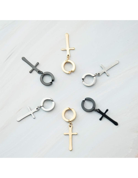 Pendientes Magnéticos Unisex NEWITIN - 15 Pares Acero Inoxidable Pendientes Magnéticos Unisex NEWITIN - 15 Pares Acero Inoxidable