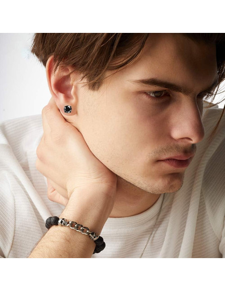 Pendientes Magnéticos Unisex NEWITIN - 15 Pares Acero Inoxidable Pendientes Magnéticos Unisex NEWITIN - 15 Pares Acero Inoxidable