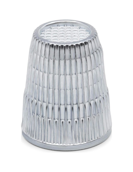 Dedal Dritz Slip Stop Extra Grande Plata para Costura Dedal Dritz Slip Stop Extra Grande Plata para Costura