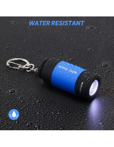 Mini Linterna de Llavero Recargable USB Tileon - 3 Piezas