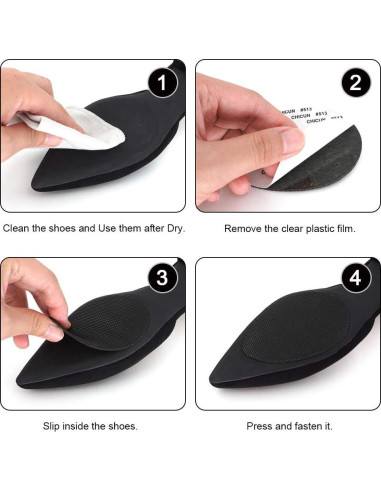 Protectores Adhesivos Antideslizantes Dr. Shoesert para Suelas