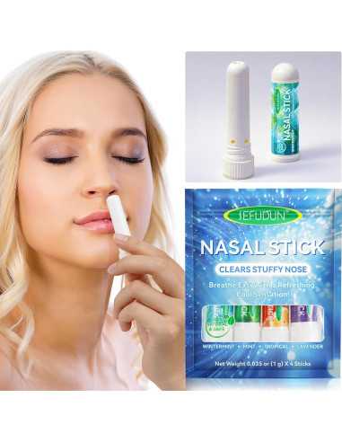 Set de Inhaladores Nasales Naturales NIFEISHI - 4 Piezas
