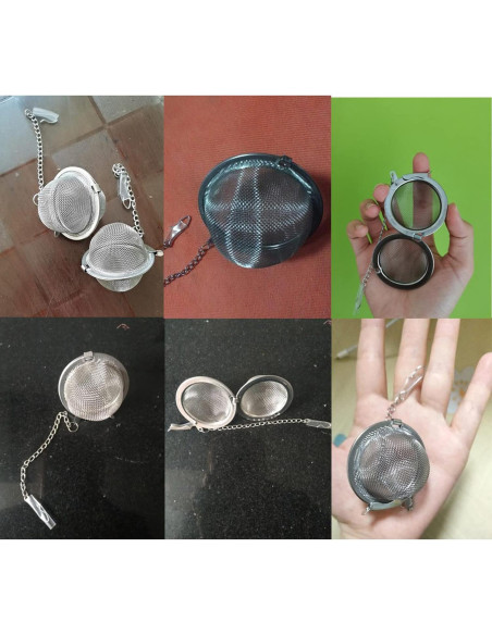 Infusor de Té OXT 10PCS Acero Inoxidable 5.49 cm Infusor de Té OXT 10PCS Acero Inoxidable 5.49 cm