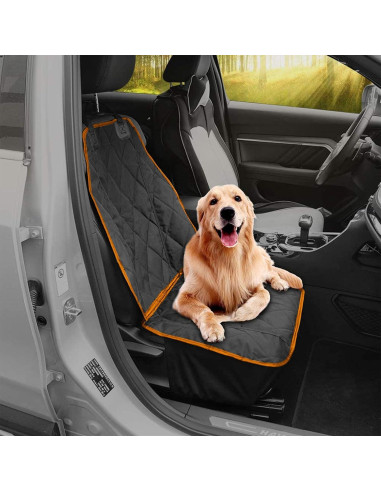Cubierta de Asiento de Coche AsFrost Impermeable Naranja 50x45cm
