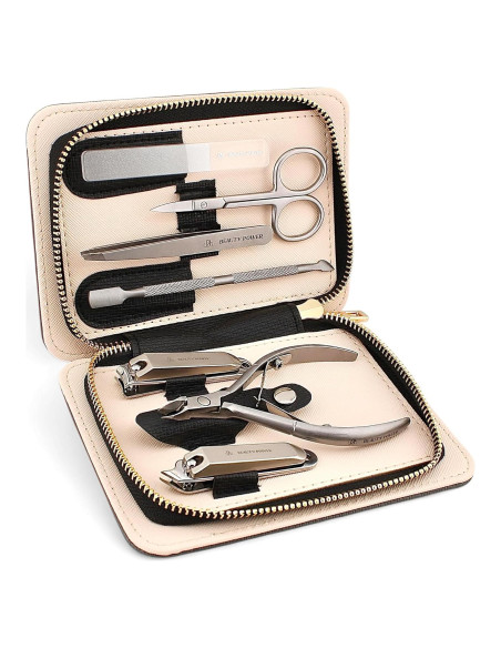 Juego de Manicura y Pedicura 7 en 1 Beauty Power - Acero Inoxidable Juego de Manicura y Pedicura 7 en 1 Beauty Power - Acero Inoxidable