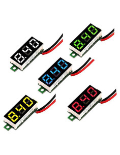Probador de Voltaje Digital MCIGICM 2.5V-30V LED 5 Pcs