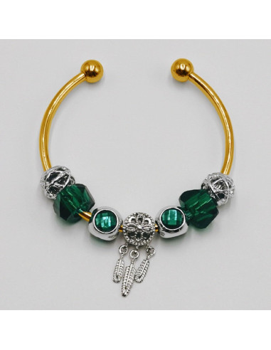 Pulsera Ajustable MIAO JIN 12 Piezas DIY Joyería Oro