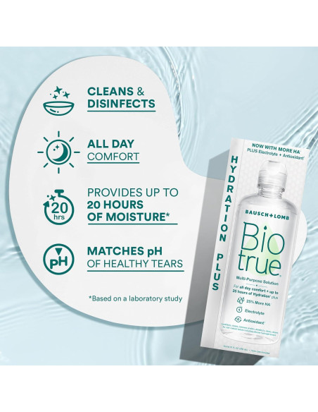 Biotrue Hidratación Plus 118 ml - Solución Multiusos Lentes Biotrue Hidratación Plus 118 ml - Solución Multiusos Lentes