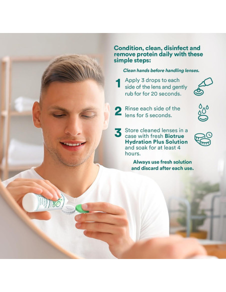Biotrue Hidratación Plus 118 ml - Solución Multiusos Lentes Biotrue Hidratación Plus 118 ml - Solución Multiusos Lentes